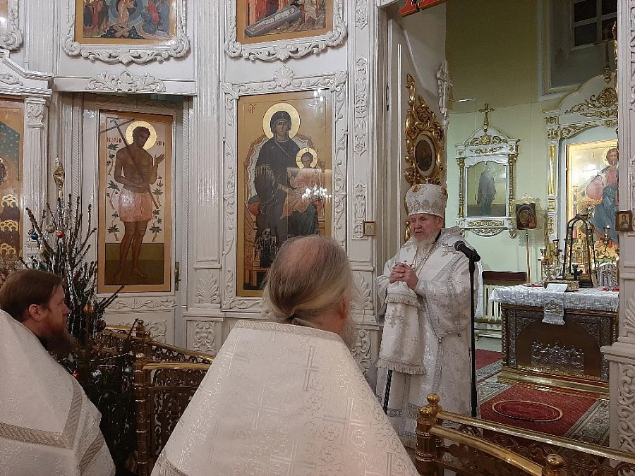 Рождество Христово в Преображенском кафедральном соборе Балашихи